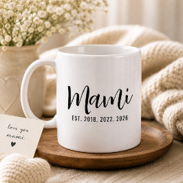 マミ母誕生ギフト コーヒーマグカップ