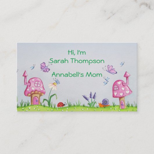 マムウォー連絡タカラーの名刺 名刺 (正面)