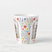 マムエレガントマグ | 心パーソナライズされたからの贈り物 カフェラテマグ (正面)