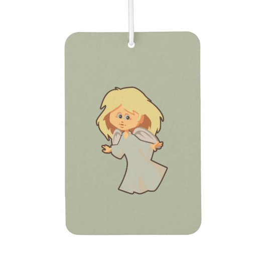 マムエンジェルが安全に運転 カーエアーフレッシュナー (正面)