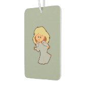 マムエンジェルが安全に運転 カーエアーフレッシュナー (左)