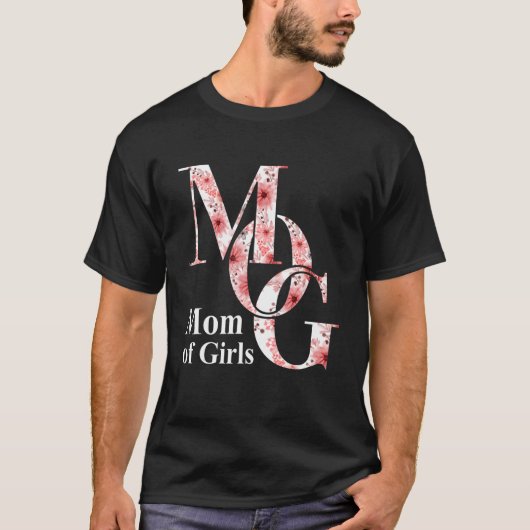 マムオブガールズフローラおもしろいスタイル母の日 Tシャツ (正面)