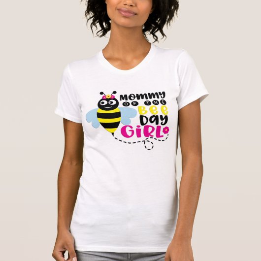 マムオブザビー誕生日女 Tシャツ (正面)