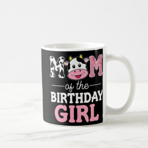 マムオブザ誕生日ガールファームカウマママ1st コーヒーマグカップ