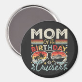 マムオブザ誕生日クルーザーバケーションサークル マグネット (正面/裏面)