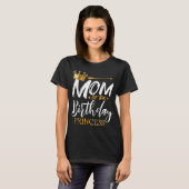 マムオブザ誕生日プリンセスおもしろいママママムグラン Tシャツ (正面フル)