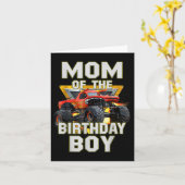 マムオブザ誕生日ボーモンスタートラック誕生日11月 カード (黄色い花)