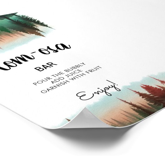 マムオーサアドベンチャーが森素朴の赤ちゃんシャワーを待つ ポスター (角)