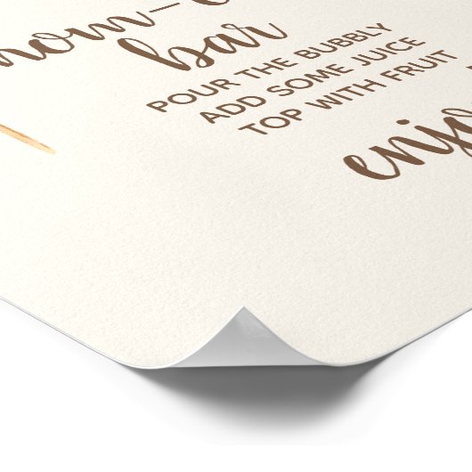 マムオーサバーハニービーベイビーシャワー ポスター (角)