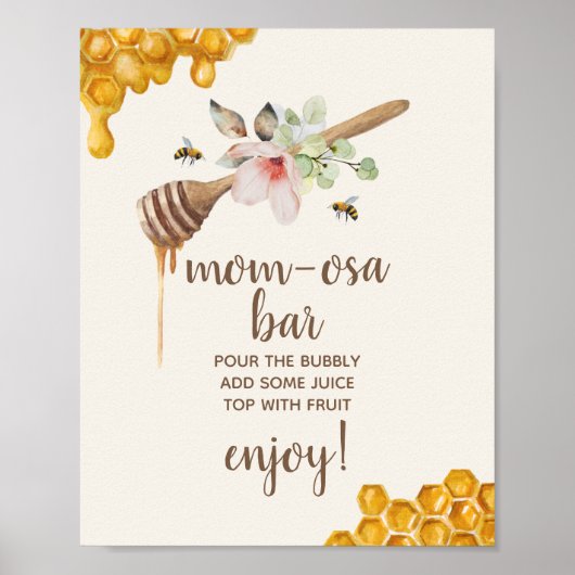 マムオーサバーハニービーベイビーシャワー ポスター (正面)