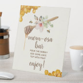 マムオーサバーハニービーベイビーシャワー 台座サイン (インサイチュ)