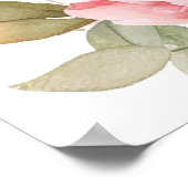 マムオーサバーフローラベビーシャワーバラカラフルベビー ポスター (角)