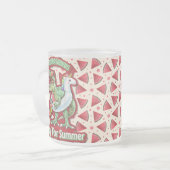 マムクイーンフローラ フロストグラスマグカップ (正面左)