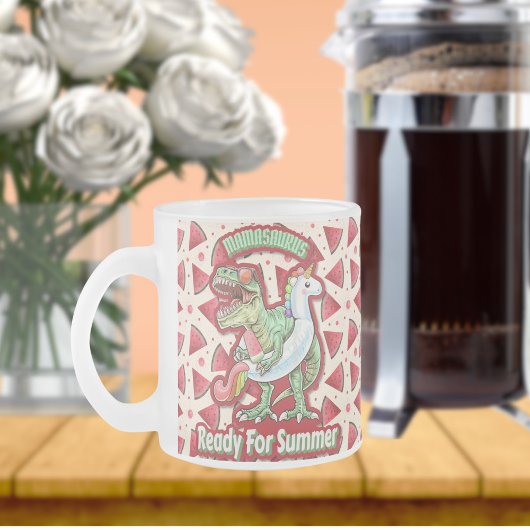 マムクイーンフローラ フロストグラスマグカップ