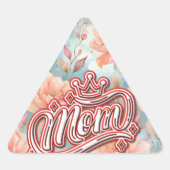 マムクイーンフローラ 三角形シール (正面)