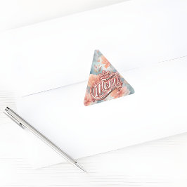 マムクイーンフローラ 三角形シール