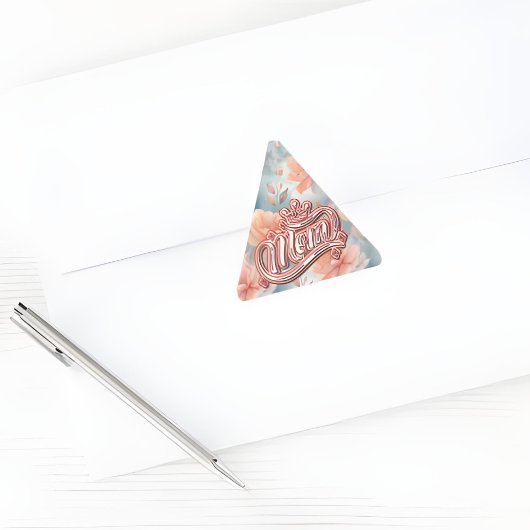 マムクイーンフローラ 三角形シール