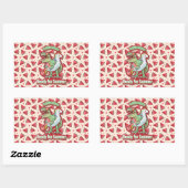 マムクイーンフローラ 長方形シール (シート)