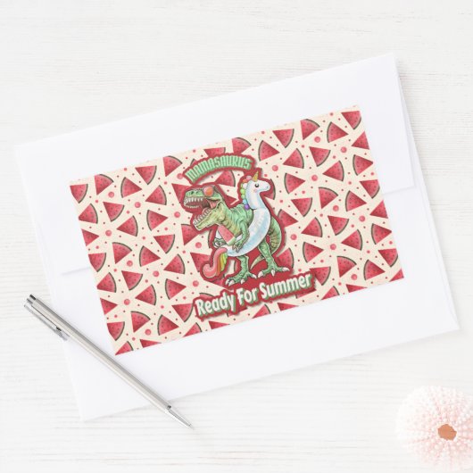 マムクイーンフローラ 長方形シール (封筒)