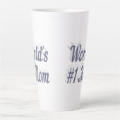 マムグレー文字 カフェラテマグ (正面)