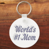 マムグレー文字 キーホルダー (正面)