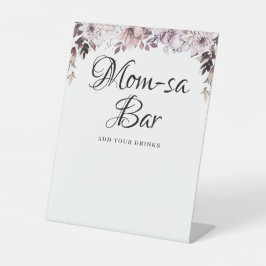 マムサバーエレガント紫花葉 台座サイン