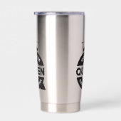 マムザクイーンクリエイティブタイポグラフィ 保温保冷タンブラー (右面)