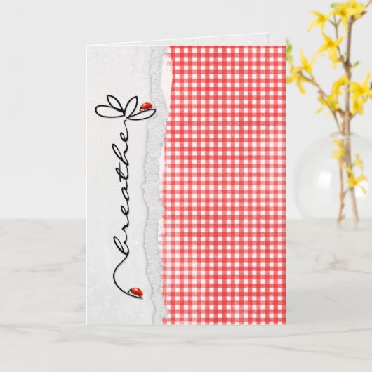 マムシの交友花 カード (黄色い花)