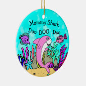 マムシャークファミリークリスマスオーナメント セラミックオーナメント (右)
