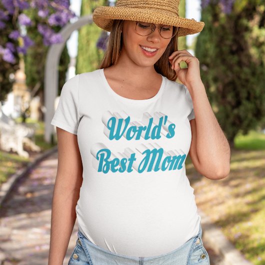 マムスカイブルータイポグラフィマザーズ Tシャツ