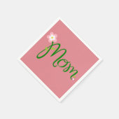 マムストロベリーピンク標準カクテルペーパーナプキン スタンダードカクテルナプキン (角)