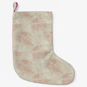 マムズエグノグレシピカード スモールクリスマスストッキング (正面)