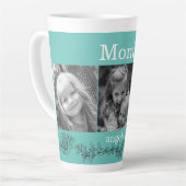 マムズエンジェル3フォトサンフラワーラテ カフェラテマグ (左アングル)