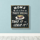 マムズキッチン キャンバスプリント (インサイチュ (ウッドフロア))