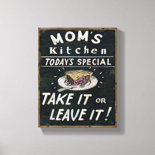 マムズキッチン キャンバスプリント (正面)