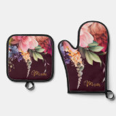 マムズキッチン 鍋つかみ&鍋敷きセット (正面)