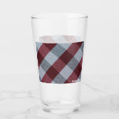 マムズキッチン | Drinking Glasses |赤い格子縞 タンブラーグラス (裏面)