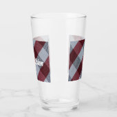 マムズキッチン | Drinking Glasses |赤い格子縞 タンブラーグラス (左)