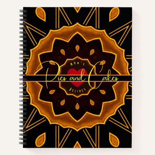 マムズパイ&ケーキレシピスパイラルノート ノートブック (正面)