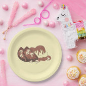 マムズミートローフホーム料理マッシュポテトグラビー ペーパープレート (パーティー)