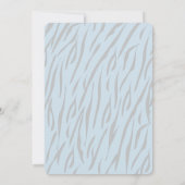 マムタイガー&カッブブルーボーイベビーシャワー招待状 招待状 (裏面)