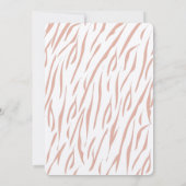 マムタイガー&クブクラフト紙ベビーシャワー招待状 招待状 (裏面)