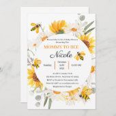 マムビーベイビーシャワー招待状 招待状 (正面/裏面)