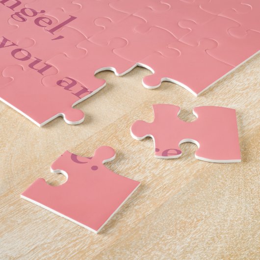 マムピンクハート ジグソーパズル (側面)