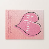 マムピンクハート ジグソーパズル (横)