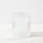 マムフラワーマグ フロストグラスマグカップ (中央)