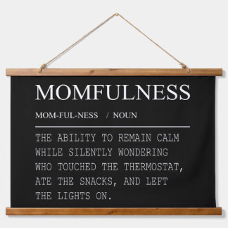 マムフルネス(Momfulness)の定義 面白い 温度調節器 ママデザイン 吊り下げ型タペストリー