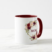 マムブルゴーニュ水カラーフローラ金ゴールド マグカップ (正面右)