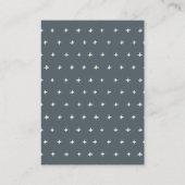 マムベイビーシャワー用かわいいゼブラの葉アドバイス エンクロージャーカード (裏面)