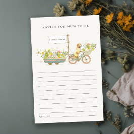 マムベイビーシャワー用ゴールデンレトリバーフローラアドバイス